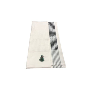 White and Black GC Caddy Towel